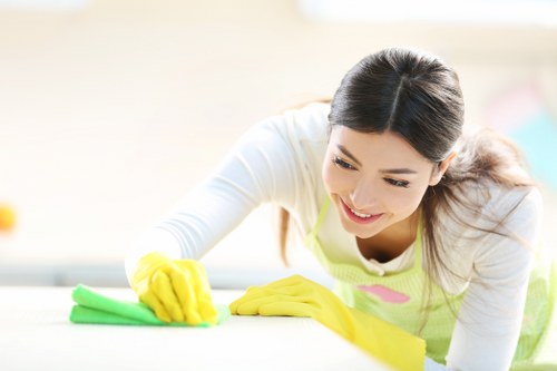 Final stage of a carpet cleaning complaint resolution process